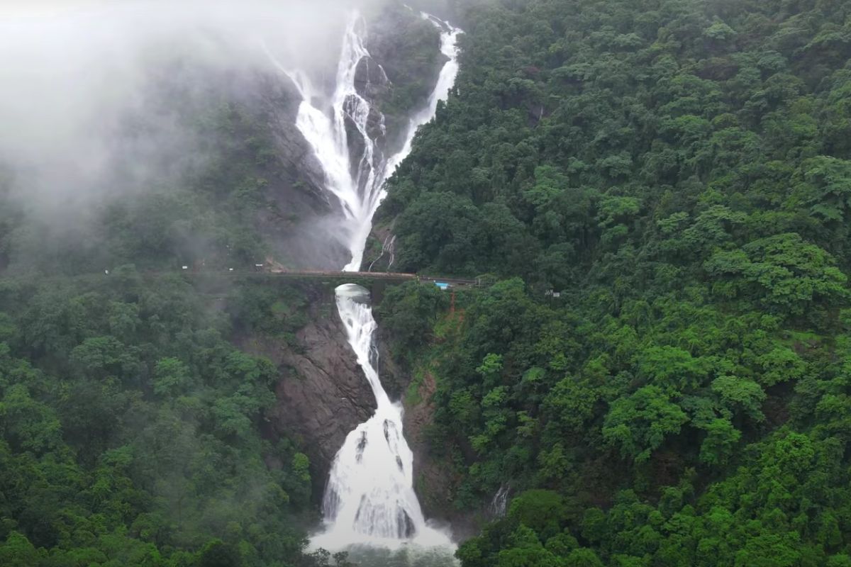 Dudhsagar Waterfall Dudhsagar waterfall